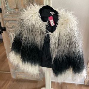 Faux fur jacket